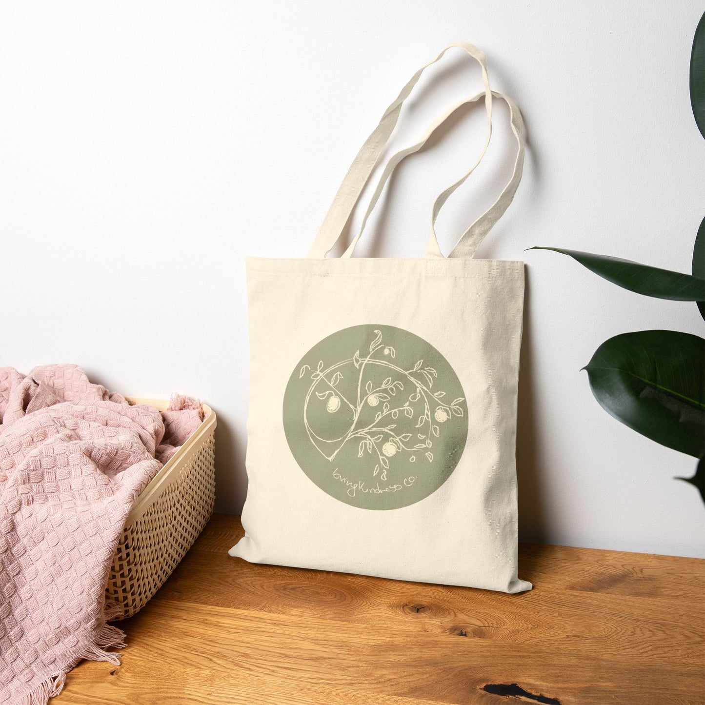 lovingkindness 100% Cotton Canvas Tote