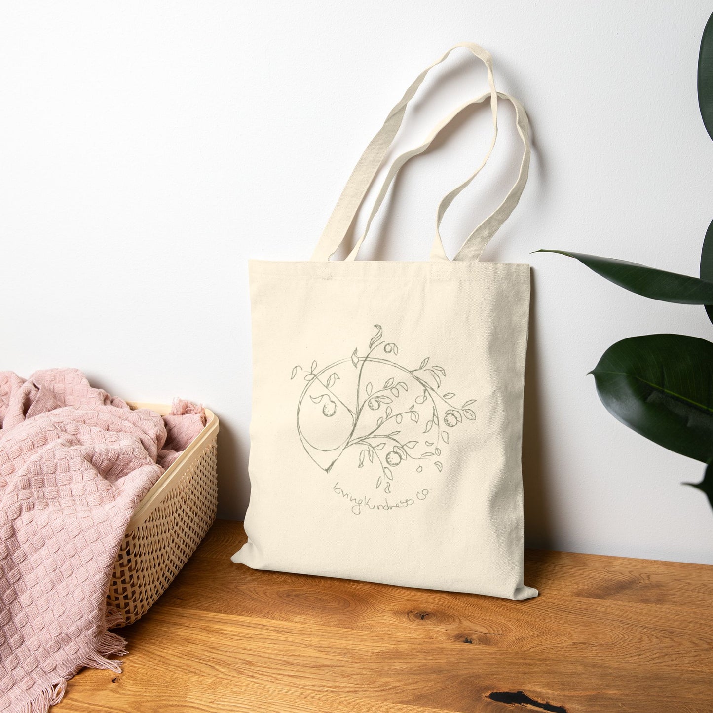lovingkindness 100% Cotton Canvas Tote