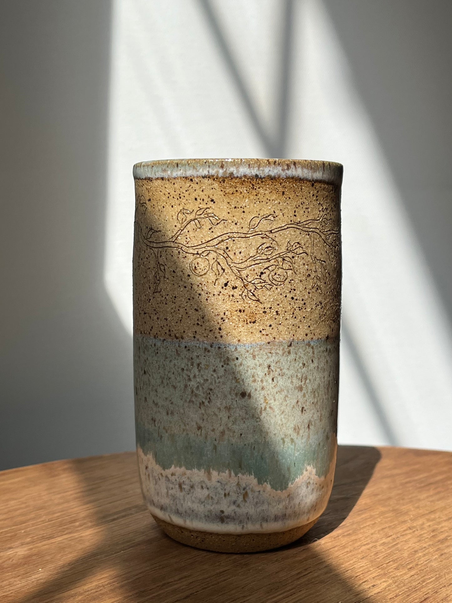 12oz Orange Branch Tumbler