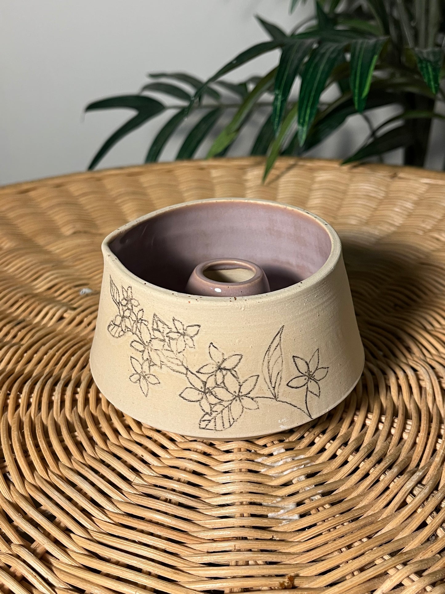 Floral Matcha Bowl Set