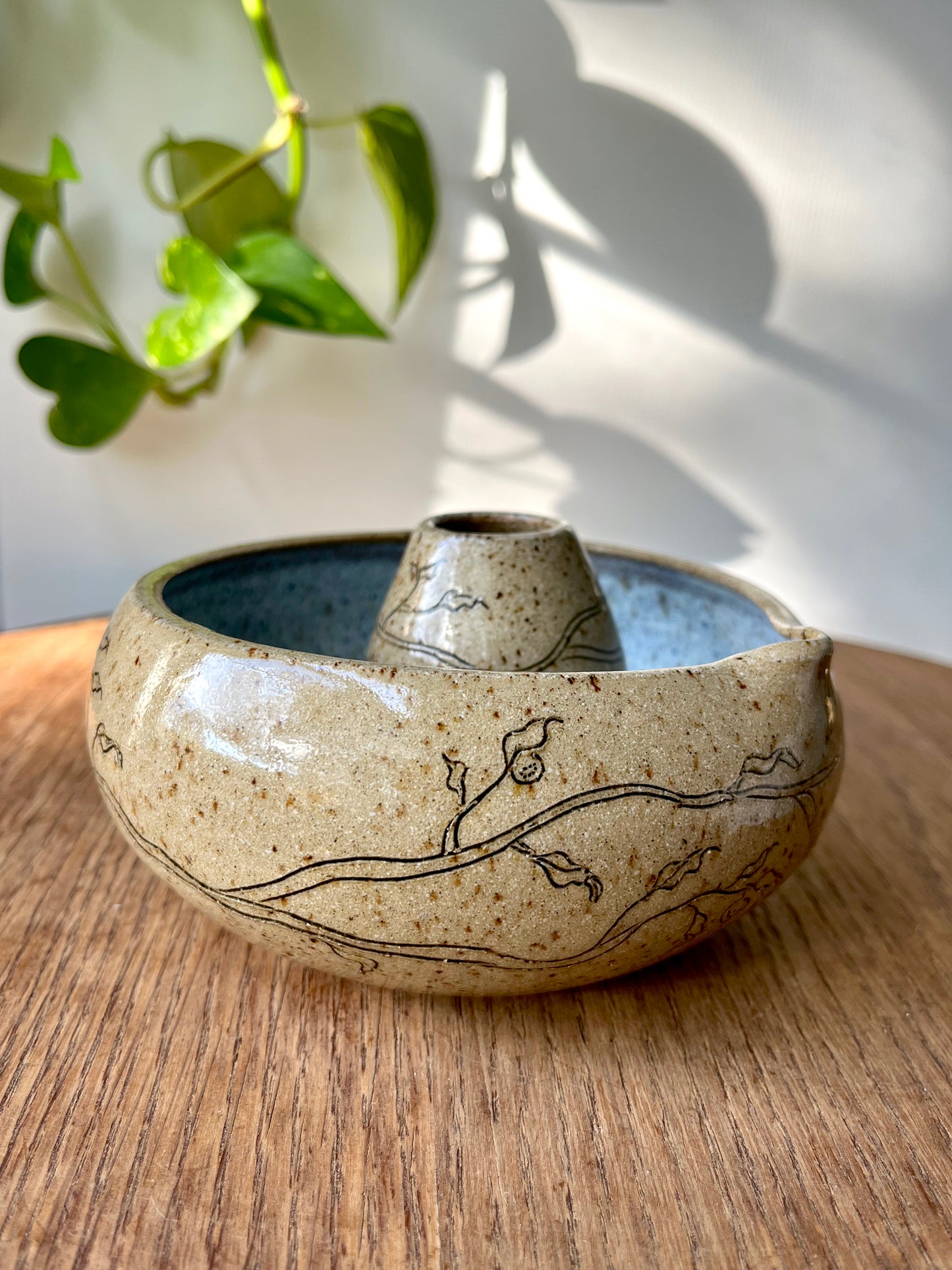 Orange Branch Matcha Bowl Set