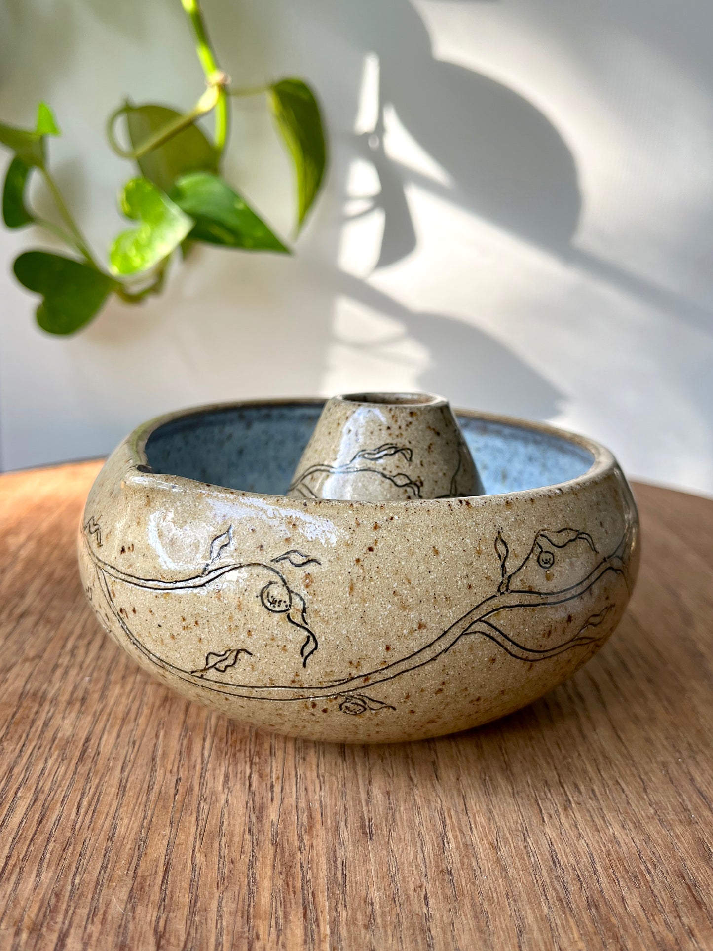 Orange Branch Matcha Bowl Set