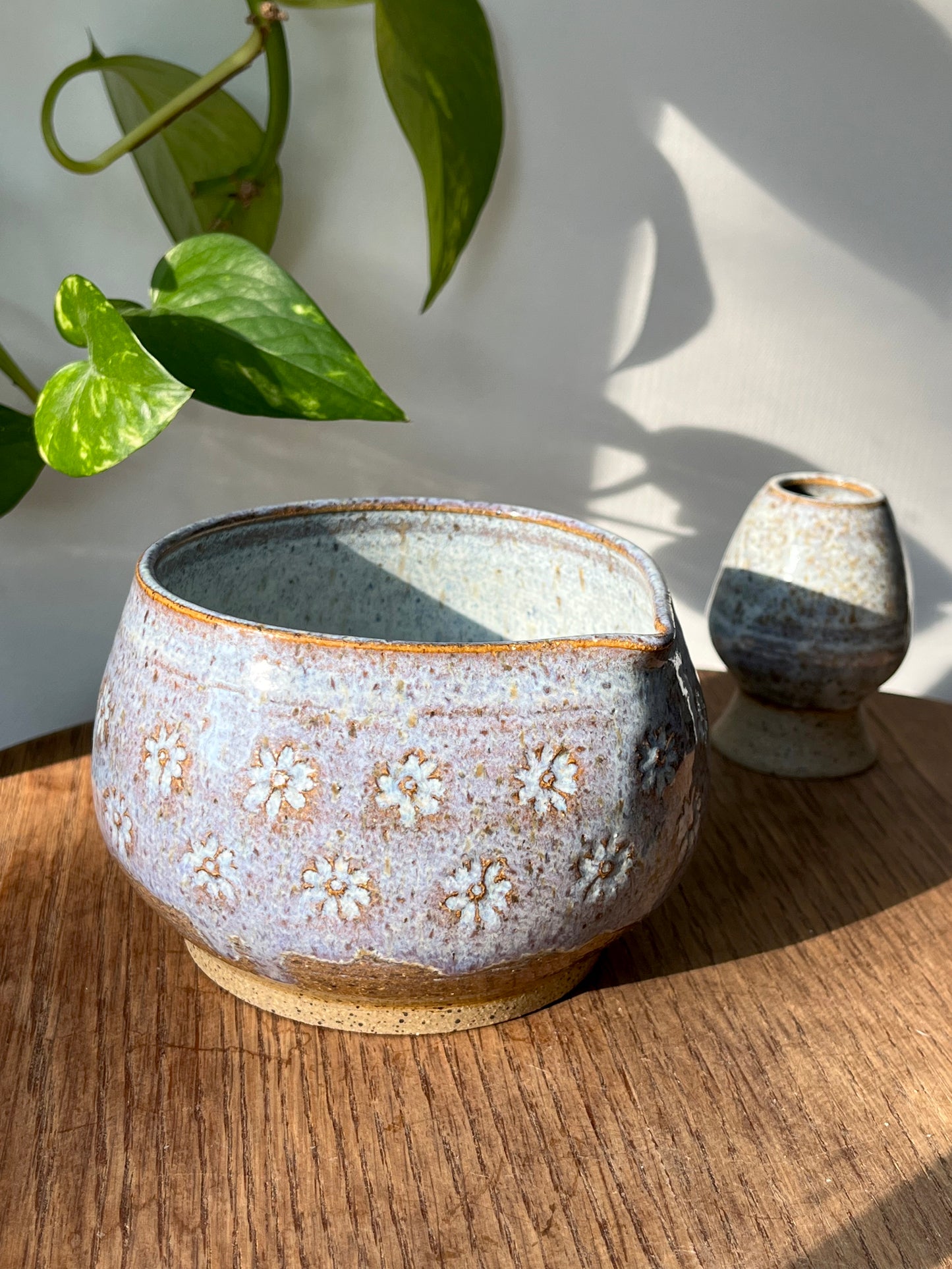 Floral Matcha Bowl Set