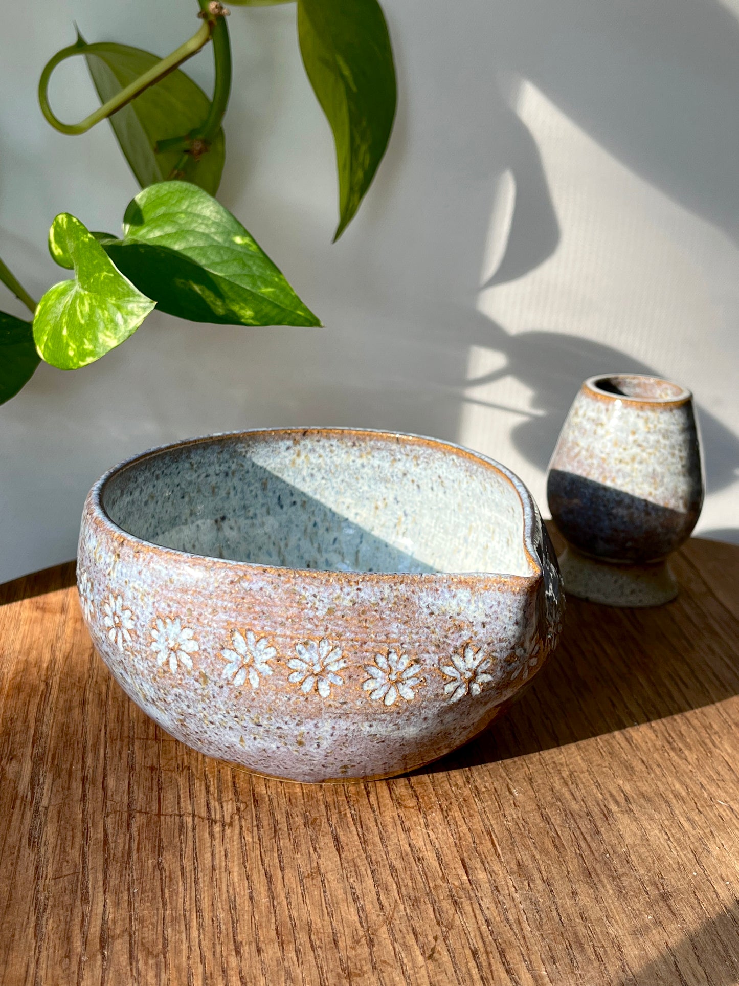 Floral Matcha Bowl Set