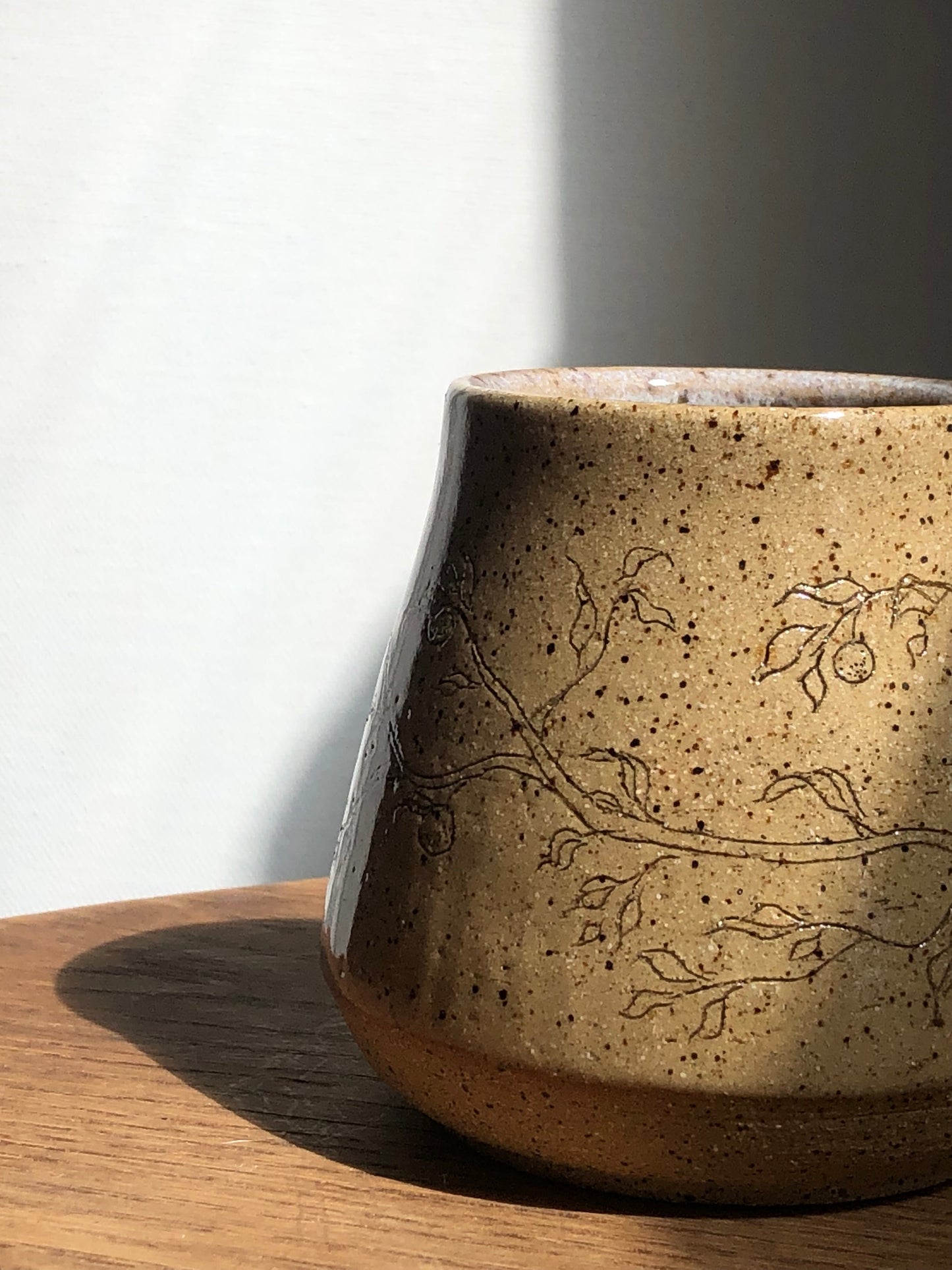 8oz Orange Branch Tea Mug